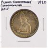 Image 1 : 1920 Half Dollar Pilgrim Tercentenary Commemorative Coin w/ Nice Toning