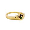 Image 1 : 14KT Yellow Gold Multi Gemstone and Diamond Ring