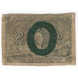 March 3, 1863 Fifty Cent Second Issue Fractional Note