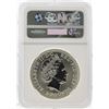 Image 2 : 2000 Great Britain 2 Pound Britannia Silver Coin NGC MS69