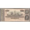 Image 1 : 1864 $20 The Confederate States of America Note