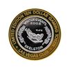 Image 2 : .999 Silver Las Vegas Club Nevada $10 Casino Gaming Token Limited Edition