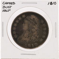 1810 Capped Bust Half Dollar Silver Coin