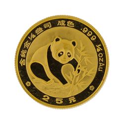 1988  1/4 oz China Panda Gold Coin