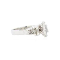 14KT White Gold 0.73ctw Diamond Ring