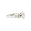 Image 1 : 14KT White Gold 0.73ctw Diamond Ring