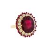 Image 1 : 14KT Yellow Gold 10.50ctw Ruby and Diamond Ring