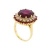 Image 3 : 14KT Yellow Gold 10.50ctw Ruby and Diamond Ring