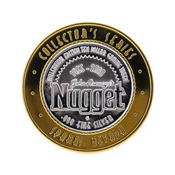 .999 Silver John Ascuaga's Nugget $10 Casino Gaming Token Collector's Series