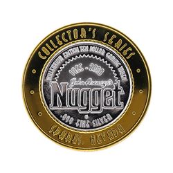 .999 Silver John Ascuaga's Nugget $10 Casino Gaming Token Collector's Series