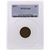 Image 1 : 1877 Indian Head Penny Coin PCGS Graded G04