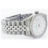 Image 4 : Mens Rolex Stainless Steel Mother Of Pearl Diamond Datejust Wristwatch