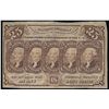 Image 1 : 1862 25 Cent 1st Issue Fractional Note