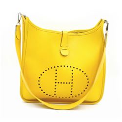 Authentic Hermes Evelyne I GM Yellow Epson