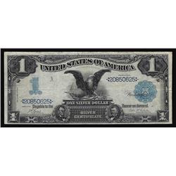 1899 $1 Black Eagle Silver Certificate Note