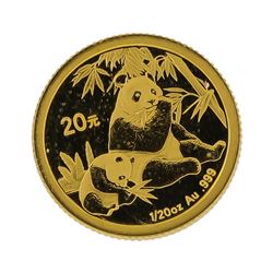 2007 1/20 oz China Panda Gold Coin