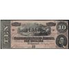 Image 1 : 1864 $10 The Confederate States of America Note