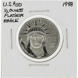 1998 $50 Platinum American Liberty Eagle Coin