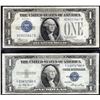 Image 1 : Set of 1928D & 1935E $1 Silver Certificate Notes