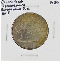 1935 Connecticut Tercentenary Commemorative Half Dollar Coin