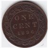 Image 1 : 1896 Canada Large One Cent Coin - EF+