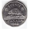Image 1 : 1962 Canada 5-Cent Nickel Coin - DOUBLE DATE