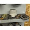 Image 8 : Lot of Grinding Wheels on Wall with Holder