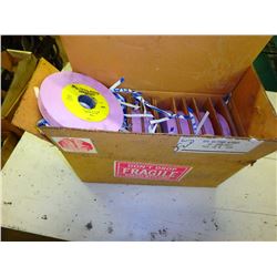 Lot of (8) MG Abrasives Grinding Wheels, 6" x 3/4" x 1-1/4"