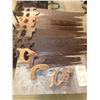 Image 1 : Lot of (10) Wood Hand Saws