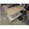 Image 2 : Metal Rolling Work Cart on Casters, App 50" x 24" x 34"