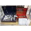 Image 1 : 2 LARGE SETS OF FLATWARE IN CASES