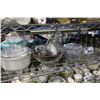 Image 2 : SHELF LOT OF VARIOUS SERVING AND DISHWARE INCLUDING SOME CRYSTAL AND MORE