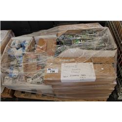 PALLET OF ASSORTED LIGHT BULBS AND LIGHTING EQUIPMENT