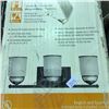 Image 2 : TWO COMMERCIAL ELECTRIC 3 LIGHT REVERSIBLE VANITY LIGHT SETS