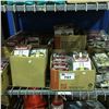 Image 1 : SHELF LOT OF ASSORTED DOOR HARDWARE - DOOR KNOBS & DEAD BOLTS