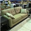 Image 2 : BEIGE CONTEMPORARY SOFA WITH  2 THROW CUSHIONS