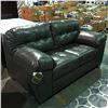 Image 2 : GREY LEATHER LOVE SEAT