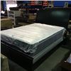Image 2 : QUEEN SIZE BLACK FINISHED BED, HEAD BOARD, FOOT BOARD & RAILS