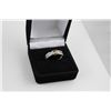 Image 2 : QUARTER CARAT DIAMOND RING, STERLING SILVER AND 14K GOLD WITH 20 DIAMONDS, INCLUDES $600