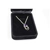 Image 2 : AMETHYST AND DIAMOND NECKLACE SET, PEAR CUT, 1.70CT, INCLUDES $325 CERTIFICATE