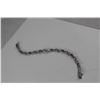 Image 2 : STERLING SILVER PURPLE AMETHYST AND DIAMOND TENNIS BRACELET, 3.60CT, INCLUDES $375 CERTIFICATE