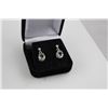 Image 2 : NEW GREEN AMETHYST AND DIAMOND DANGLE EARRINGS, 4.80CT, INCLUDES $350 CERTIFICATE