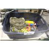 Image 1 : BOX OF ASSORTED FISHING TACKLE AND ROPE