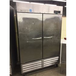 BEVERAGE-AIR KR48-1AS ALL-PURPOSE COLD STAINLESS STEEL MOBILE REFRIGERATOR/FREEZER