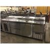 Image 1 : CONTINENTAL REFRIGERATOR STAINLESS STEEL MOBILE REFRIGERATED PREP STATION