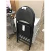 Image 1 : PAIR OF METAL FOLDING CHAIRS