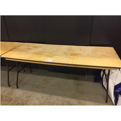 6 X 2.5 FT FOLDING BANQUET TABLE