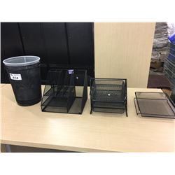 LOT OF DESKTOP ORGANIZERS & MISC OFFICE PRODUCT