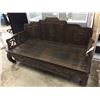 Image 1 : LARGE HEAVILY CARVED DARK EXOTIC WOOD ASIAN BENCH,