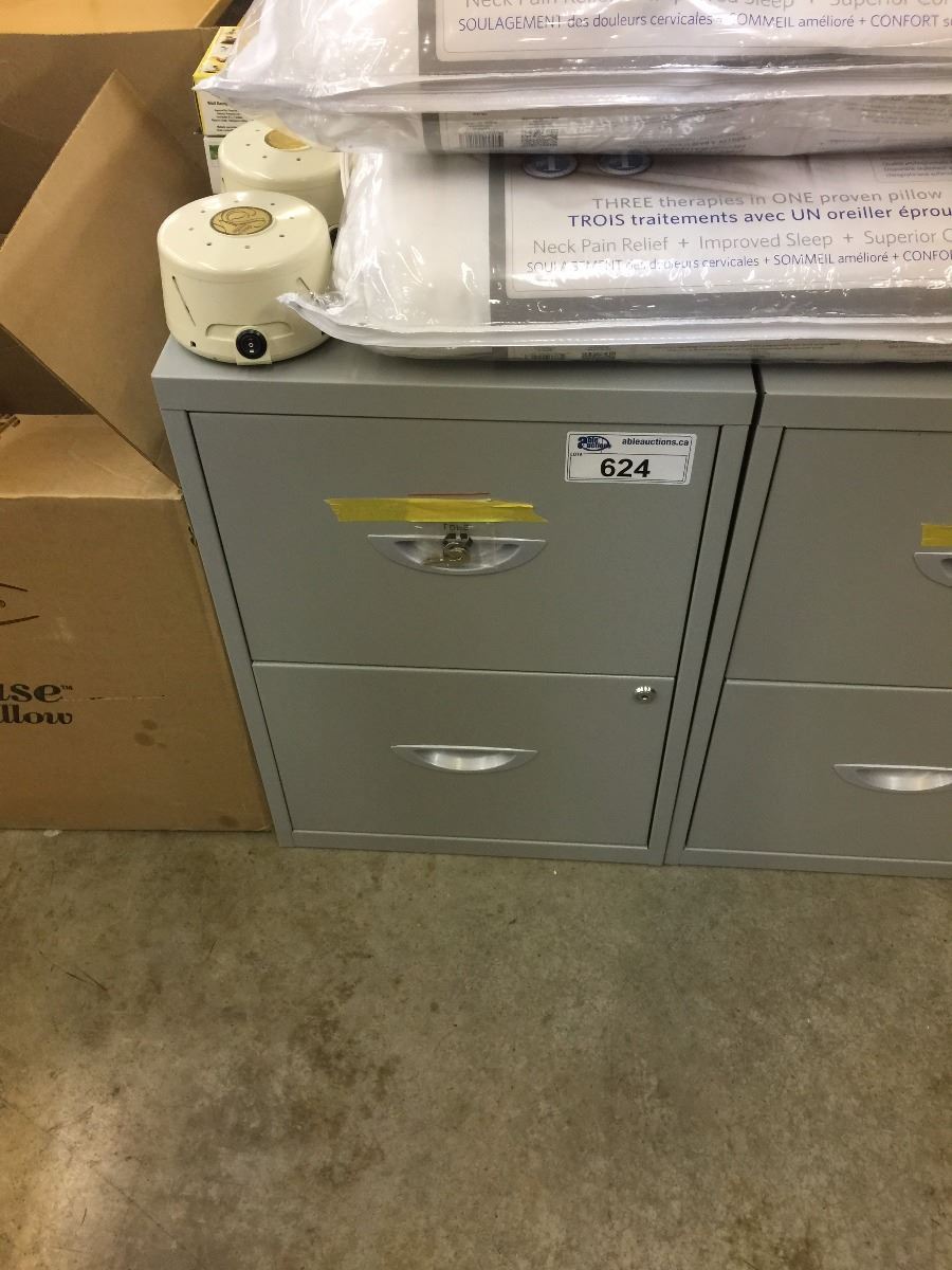 Grey 2 Drawer Legal Size Personal File Cabinet